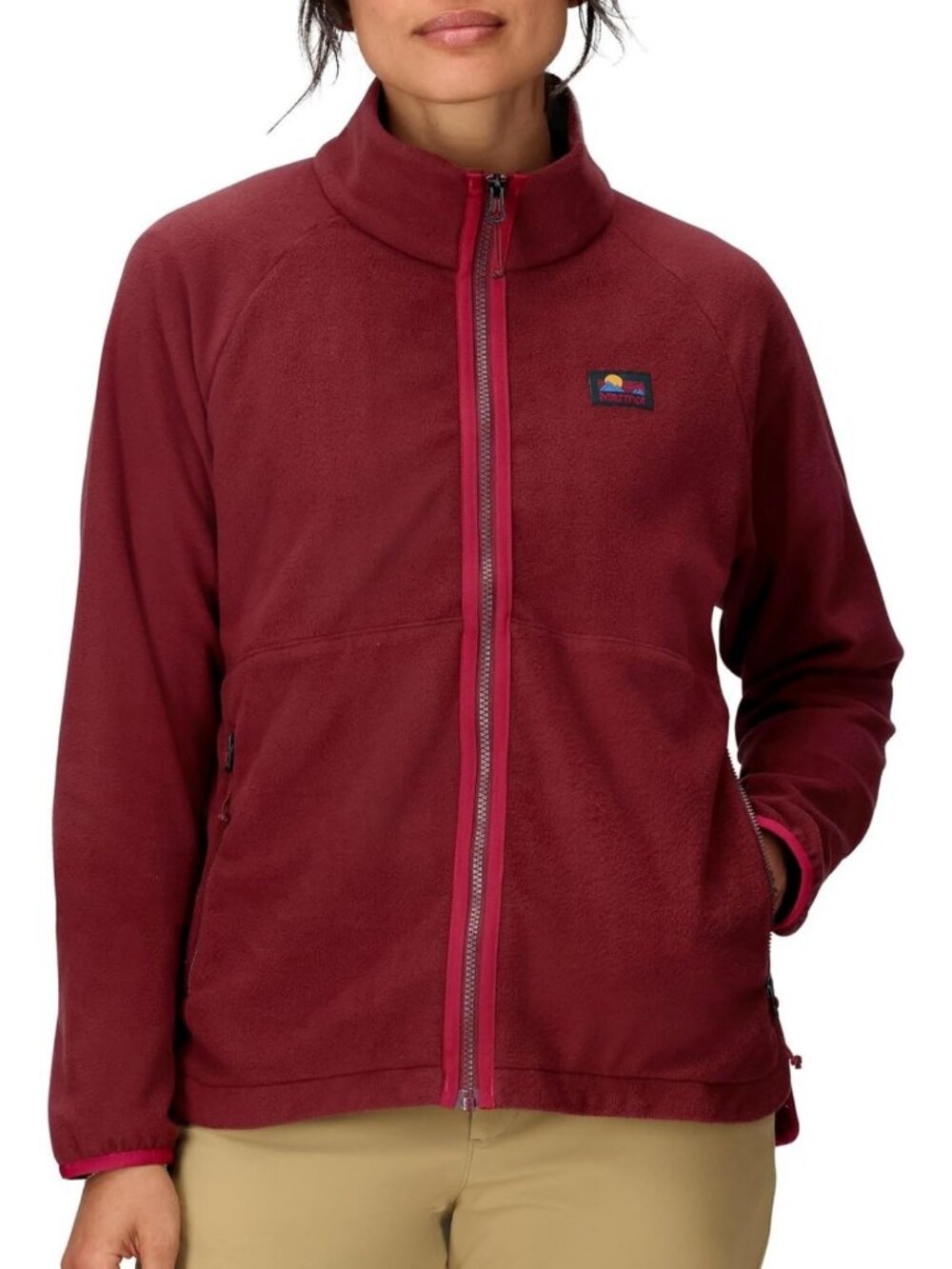 Cozy Women's Fleece Jacket for Outdoor Adventures, Warmth & Comfort, Size